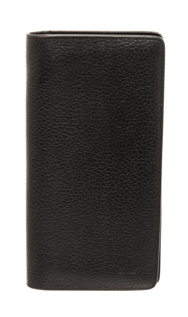 Louis Vuitton Black Leather Brazza Wallet