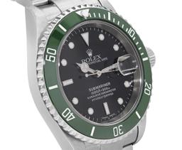 Rolex Mens Stainless Steel Black Dial 40MM Submariner With Rolex Box