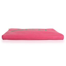 Gucci Hot Pink Leather Portfolio Clutch