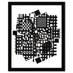 Torke-UY et Jerusa de la serie Croises (Diptych) by Vasarely (1908-1997)