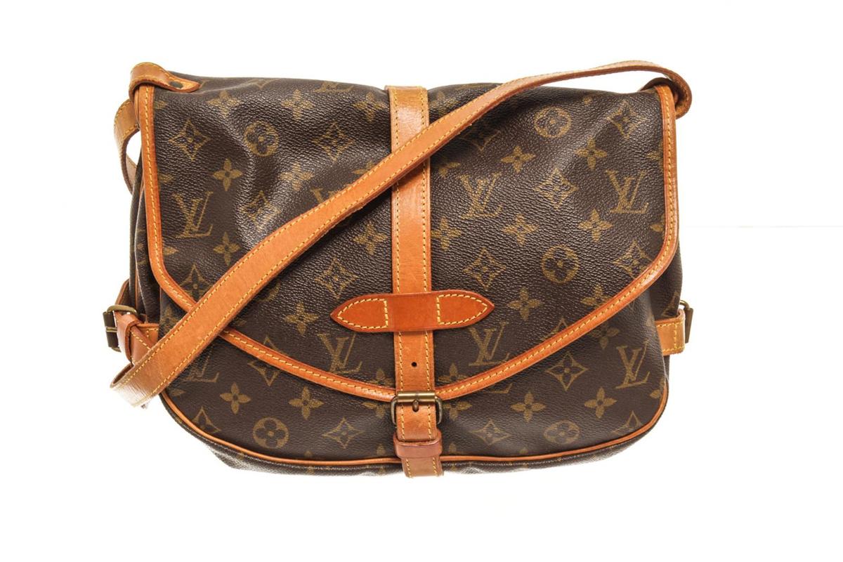 Louis Vuitton Brown Monogram Canvas Saumur 30 Crossbody Bag