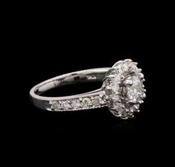 1.04 ctw Diamond Ring - 14KT White Gold