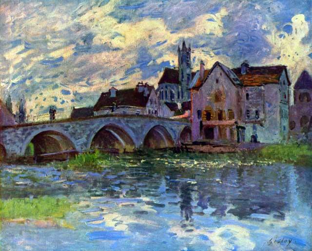 Alfred Sisley - Moret-sur-Loing