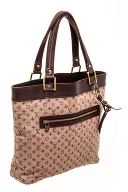 Louis Vuitton Red Canvas Lucille GM Tote Bag