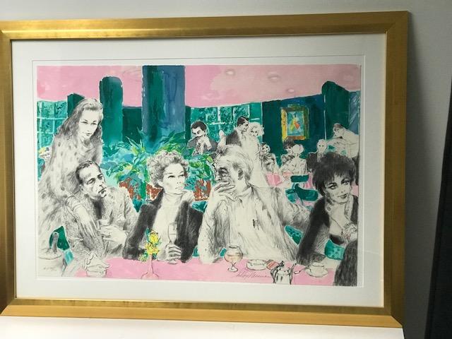 "Polo Lounge" by Leroy Neiman (SET)