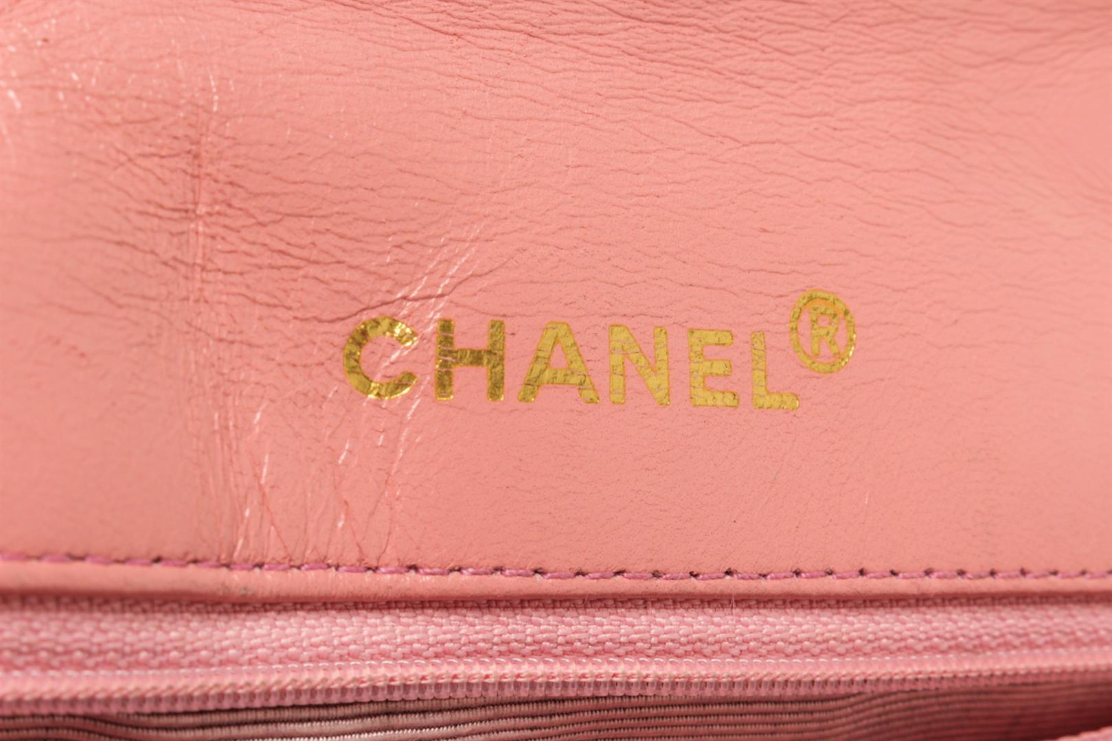 Chanel Pink Quilted lambskin Diana Flap Bag