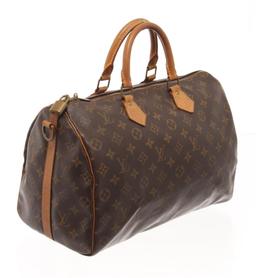 Louis Vuitton Brown Monogram Speedy 35 Bandouliere