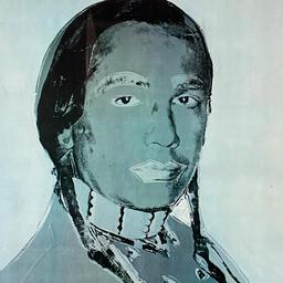 The American Indian Series (Red) by Warhol (1928-1987)