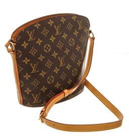 Louis Vuitton Brown Monogram Canvas Drouot Shoulder Bag