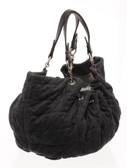 Chanel Denim Coco Cabas Chain Hobo Bag