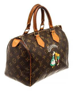 Louis Vuitton Brown Monogram Canvas Speedy 25cm Satchel Bag