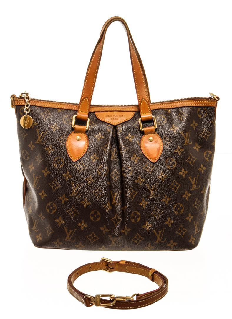 Louis Vuitton Brown Monogram Canvas Palermo PM Tote Bag