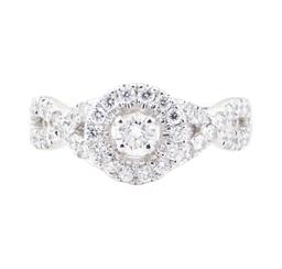 1.00 ctw Diamond Ring - 14KT White Gold