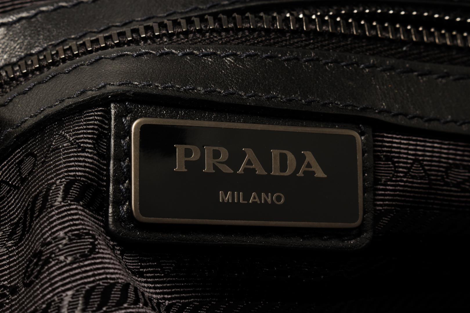 Prada Black Padded Chain Flap Bag