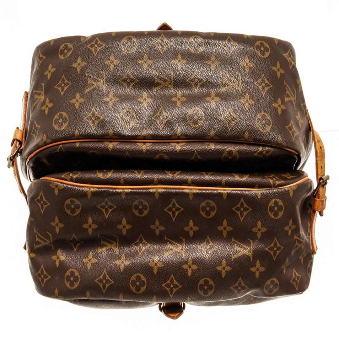 Louis Vuitton Brown Monogram Saumur 35 Shoulder Bag