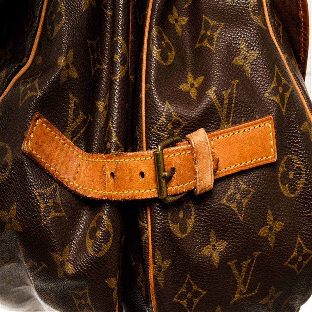 Louis Vuitton Brown Monogram Saumur 35 Shoulder Bag