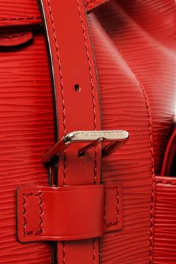 Louis Vuitton Red Epi Leather Christopher PM Backpack Bag