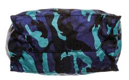 Prada Blue Camo Nylon Tote Bag