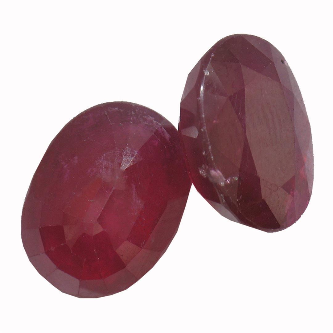 11.14 ctw Oval Mixed Ruby Parcel