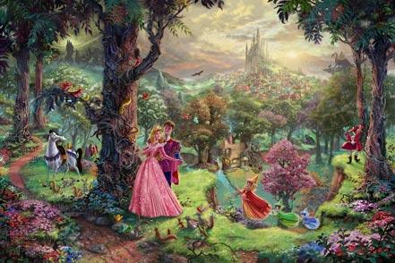 Sleeping Beauty by Thomas Kinkade