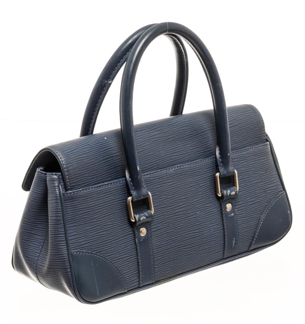 Louis Vuitton Navy Epi Leather Segur PM Bag