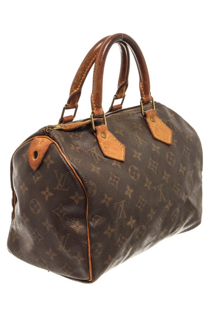 Louis Vuitton Brown Monogram Speedy 25 Handbag