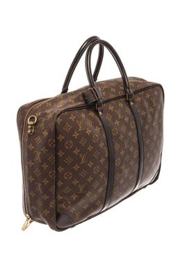 Louis Vuitton Brown Monogram Canvas Porte Documents Voyage Briefcase