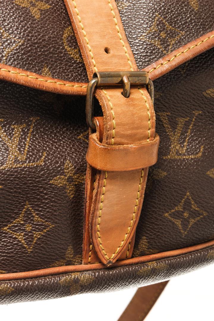 Louis Vuitton Brown Monogram Canvas Saumur 35 Shoulder Bag