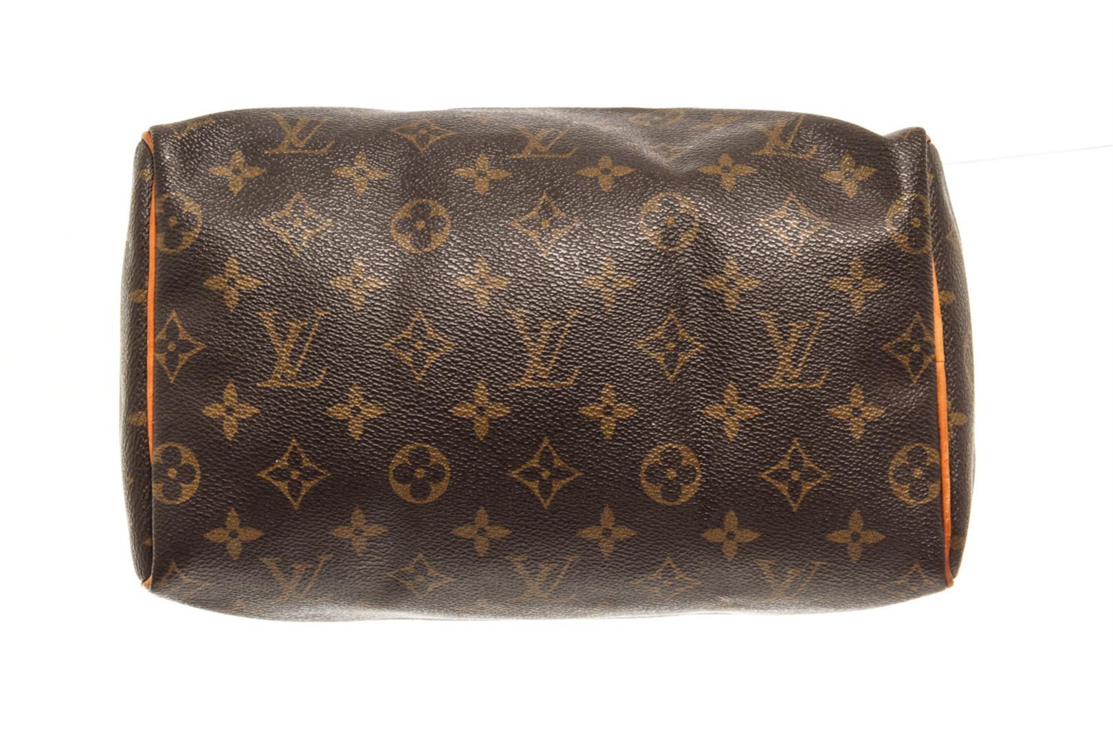 Louis Vuitton Brown Monogram Speedy 25 Handbag