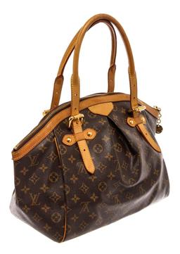 Louis Vuitton Brown Monogram Canvas Leather Tivoli GM Shoulder Bag