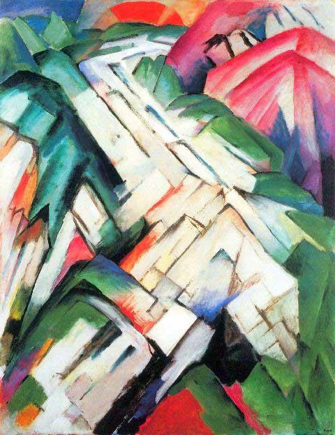 Franz Marc - Mountains