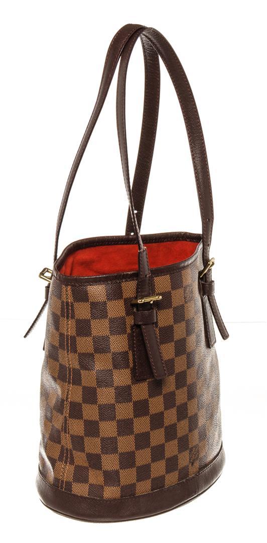 Louis Vuitton Damier Ebene Marais Bucket Bag