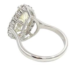 5.80 ctw Diamond Ring - 14KT White Gold