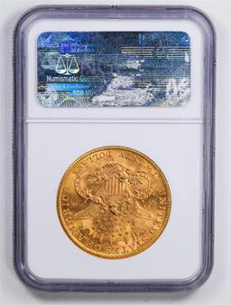 1904-S $20 Saint-Gaudens No Motto Double Eagle Gold Coin NGC MS60