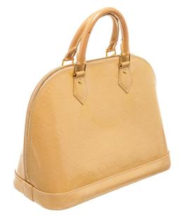 Louis Vuitton Gold Monogram Vernis Alma PM Handbag