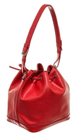 Louis Vuitton Red Epi Leather Petit Noe Bag