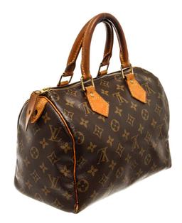 Louis Vuitton Brown Monogram Canvas Speedy 25cm Satchel Bag