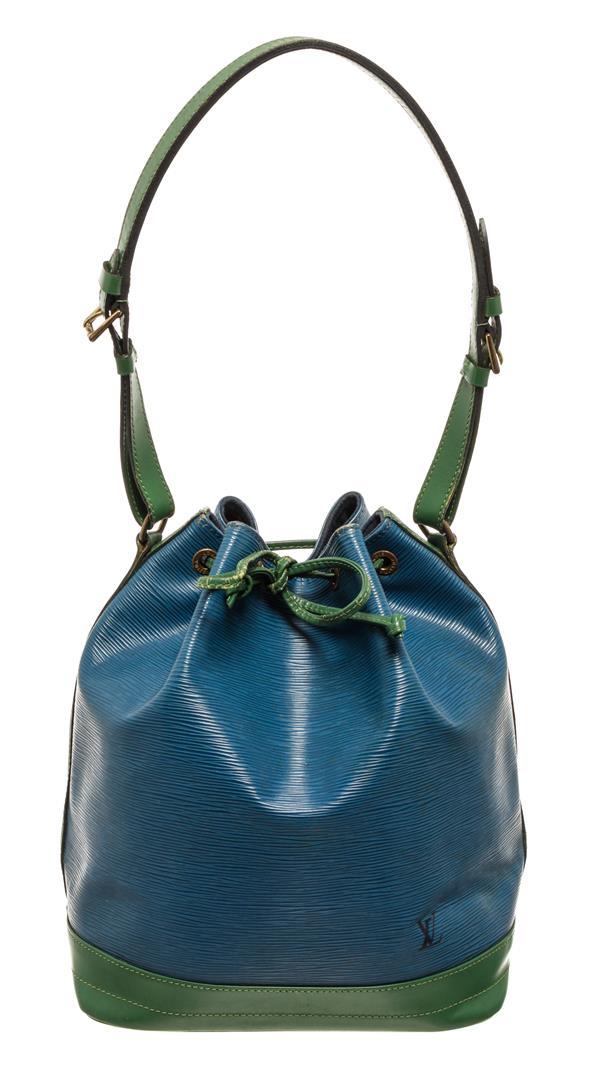 Louis Vuitton Blue & Green Epi Leather PM