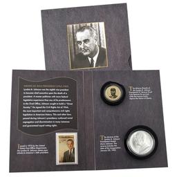 2015 Coin and Chronicles Set - Lyndon B. Johnson