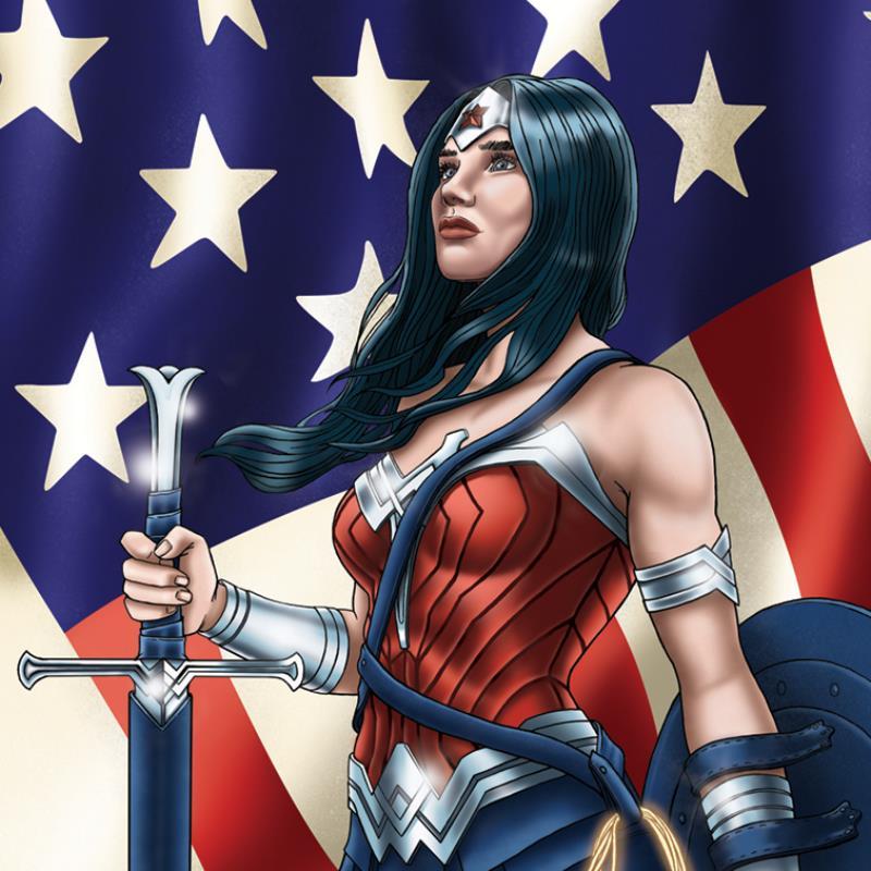 Wonder Woman Patriotic by DC Comics