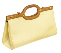 Louis Vuitton Beige Vernis Leather Roxbury Drive Handbag