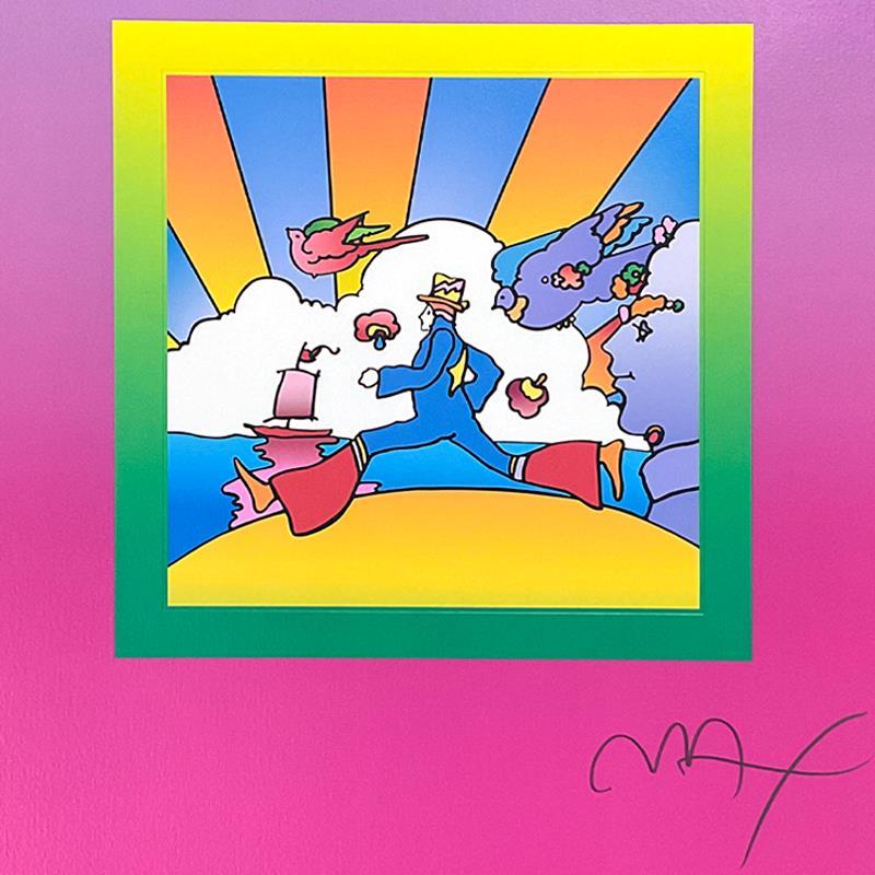 Cosmic Runner on Blends by Peter Max