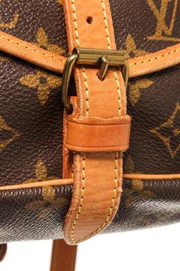 Louis Vuitton Brown Monogram Canvas Saumur 30 Shoulder Bag