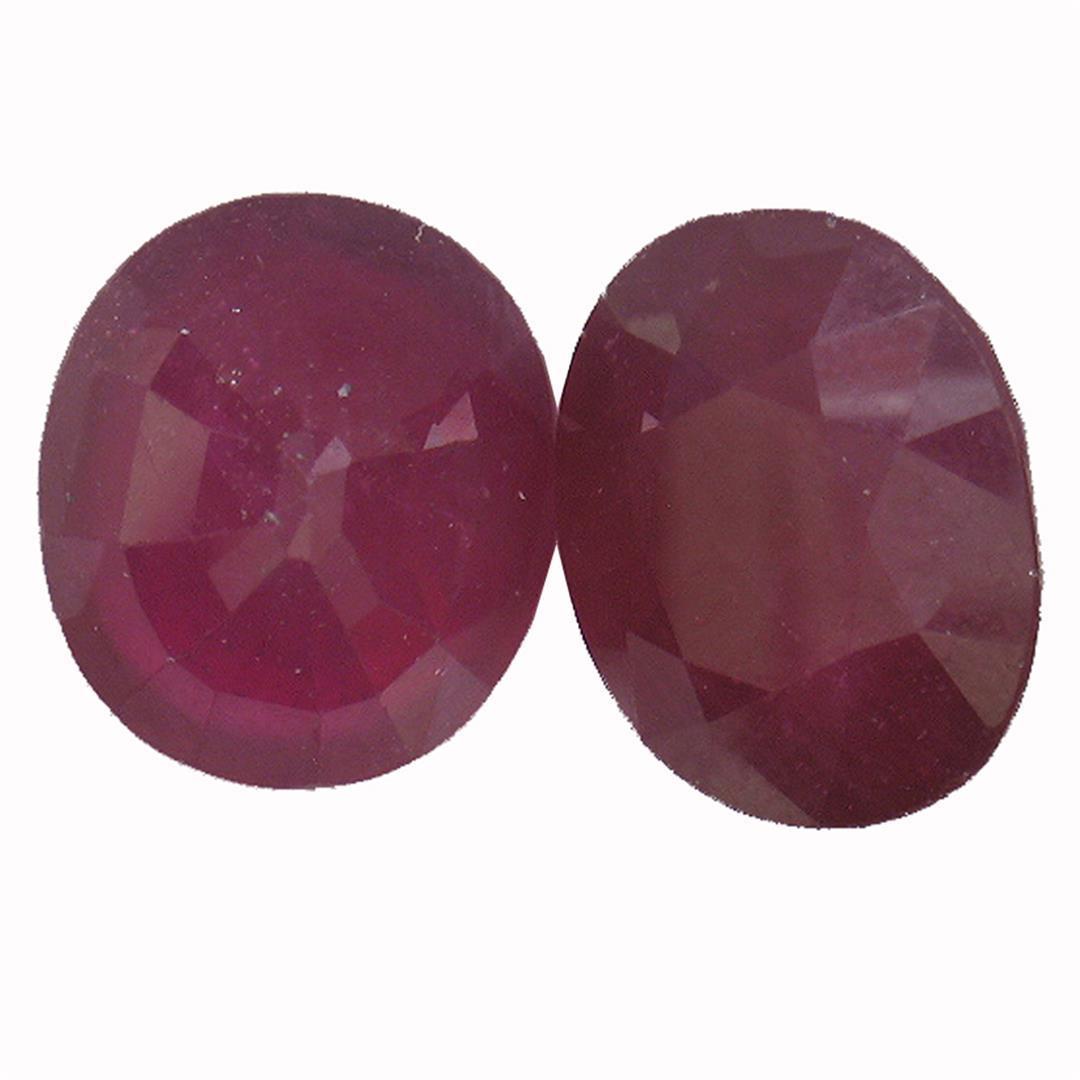 9.70 ctw Oval Mixed Ruby Parcel