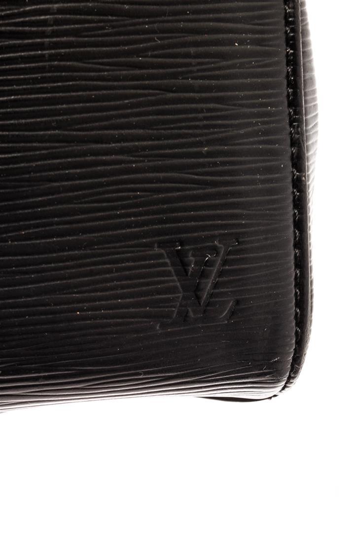 Louis Vuitton Black Epi Leather Electric Brea MM Satchel Bag