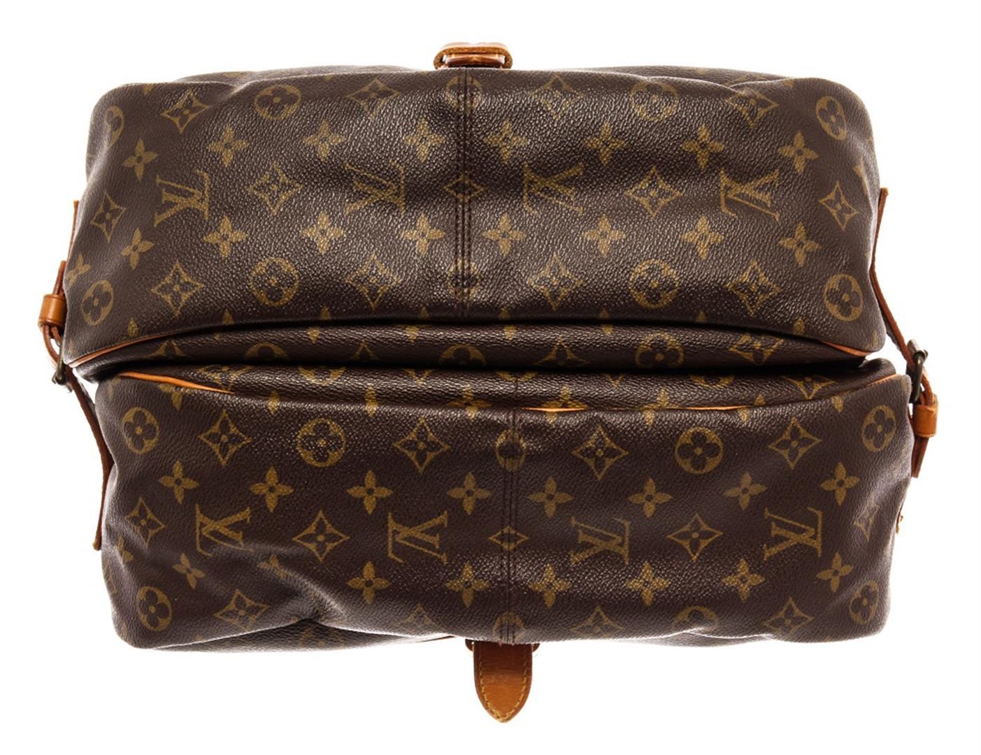 Louis Vuitton Brown Monogram Canvas Saumur 35 Messenger Bag