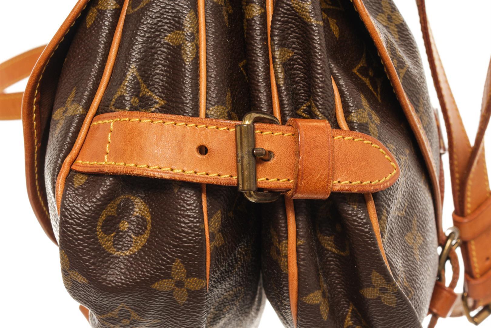 Louis Vuitton Brown Monogram Canvas Saumur 30 Crossbody Bag