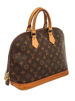 Louis Vuitton Brown Monogram Canvas and Leather Alma PM Bag