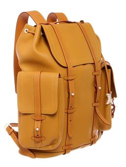 Louis Vuitton Tan Vachetta Leather Christopher Straps Pocket GM Backpack