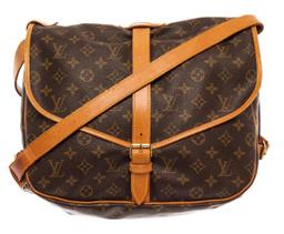 Louis Vuitton Brown Monogram Canvas Saumur 35cm Messenger Bag